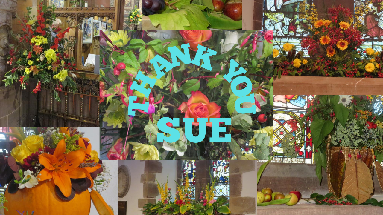 Flower arranging at St. Michael’s