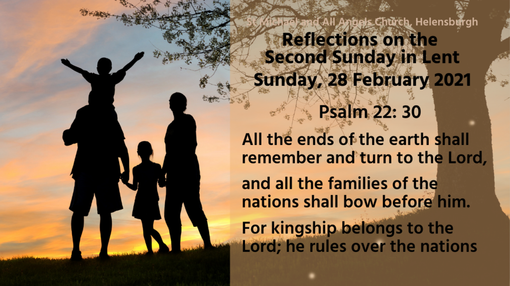 Second Sunday in Lent - 28 February 2021