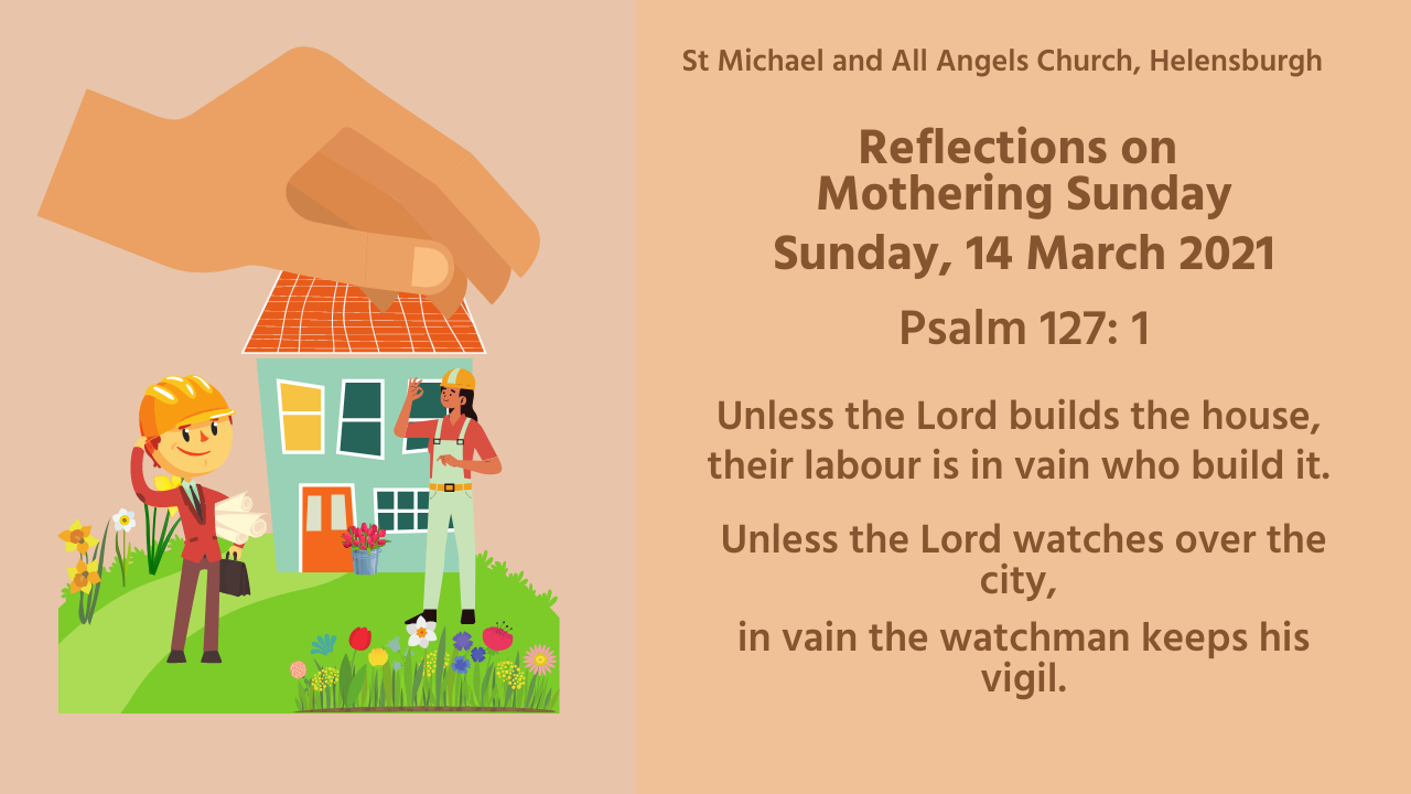 [Watch] Reflections on Mothering Sunday, 14 March 2021